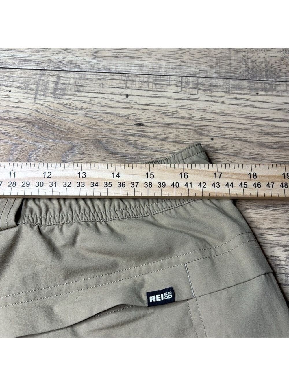 Men’s REI Asphalt Zipper Ankle Convertible Cargo Hiking Pants Size 36x29 - Picture 8 of 10